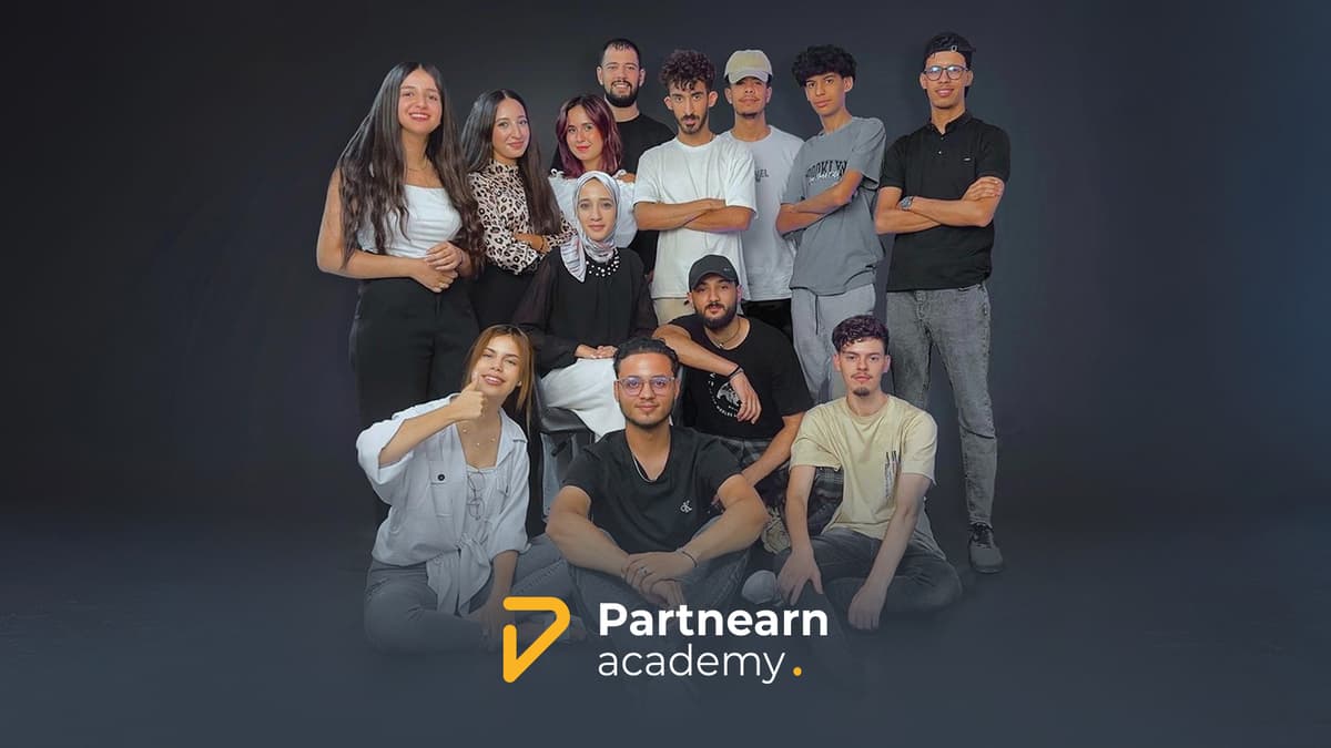 Partnearn team behind the scenes